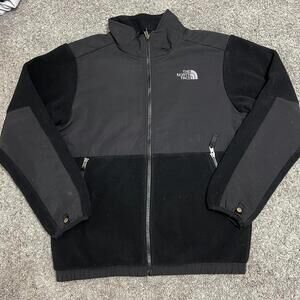 The North Face Youth Boys Black Denali Fleece Jacket size Large